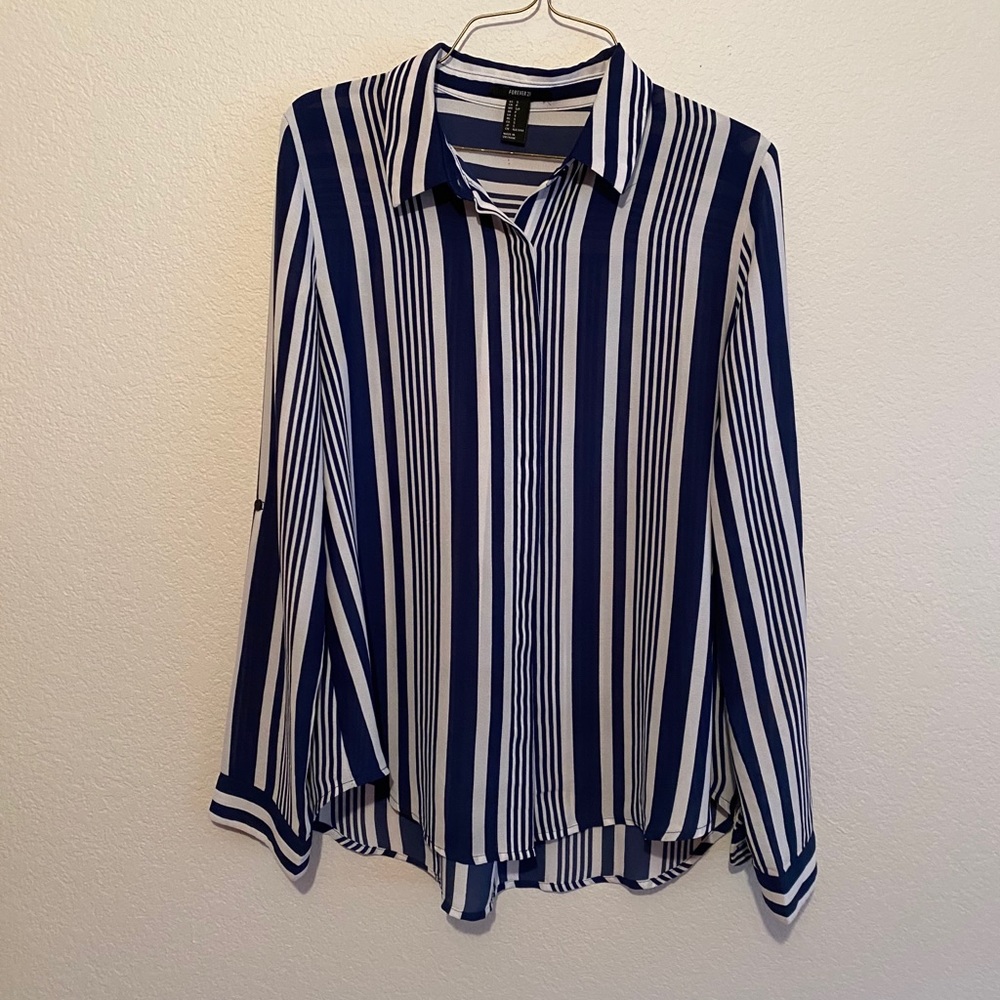 Forever21 striped blouse